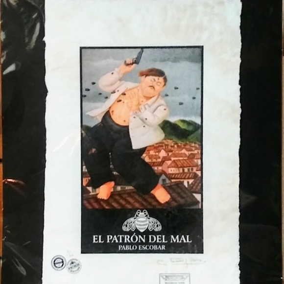 Pablo Escobar Limited Ed. Print By Fairchild Paris